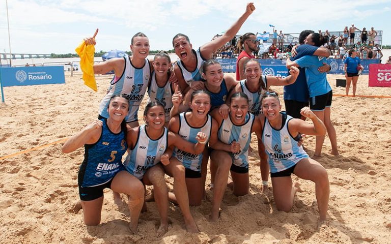découvrez les victoires de l'argentine féminine et du brésil masculin au championnat national de beach handball 2026, avec un résumé complet des performances et des moments clés.
