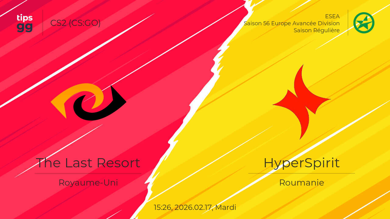 découvrez les pronostics esports spirit du 17 février 2026 pour optimiser vos paris et suivre les meilleures stratégies de jeu.