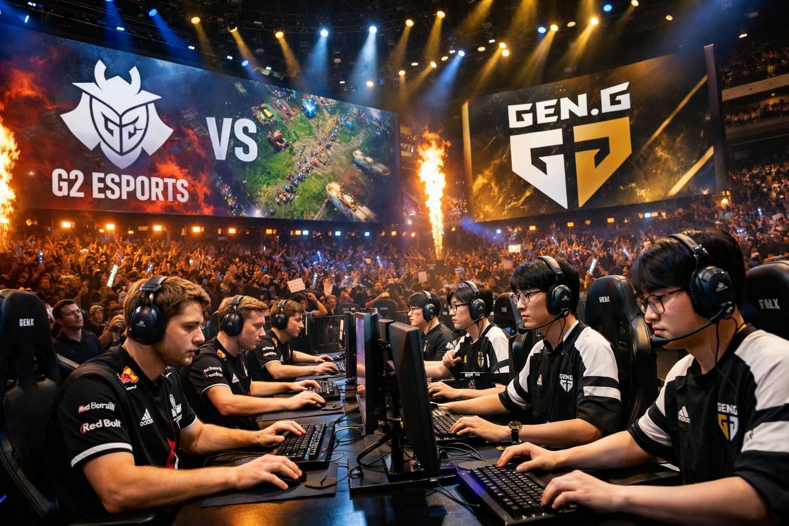 g2 esports crée la surprise en éliminant les favoris gen.g avec un score parfait de 3-0, et se qualifie pour sa première finale à stand 2026.