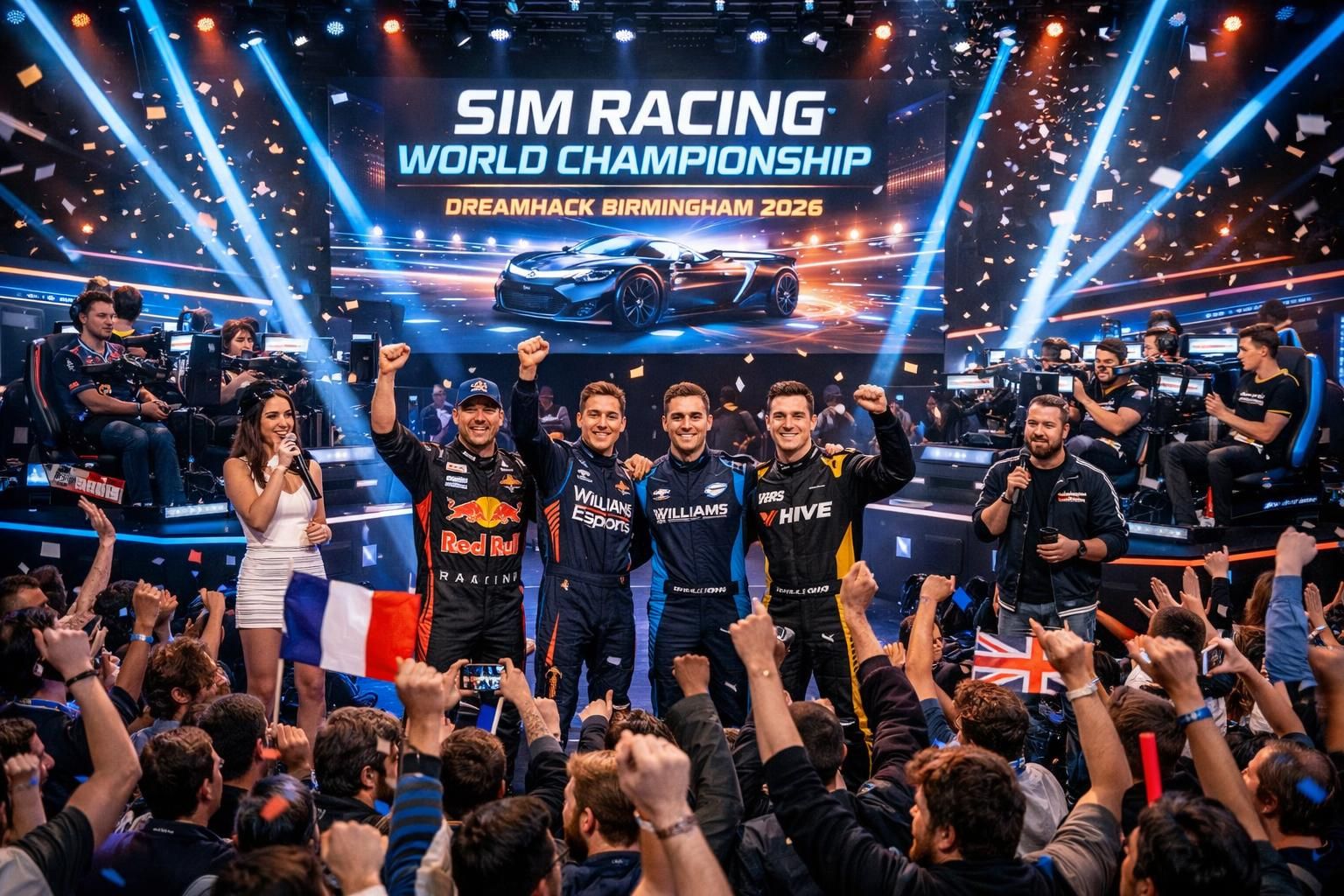 découvrez le lancement officiel de la saison 2026 du sim racing world championship à dreamhack, présenté par la f1, avec des courses virtuelles palpitantes et une compétition intense.