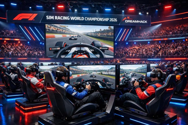 découvrez le lancement officiel de la saison 2026 du sim racing world championship présenté par la f1 lors de dreamhack, un événement incontournable pour les passionnés de courses virtuelles.