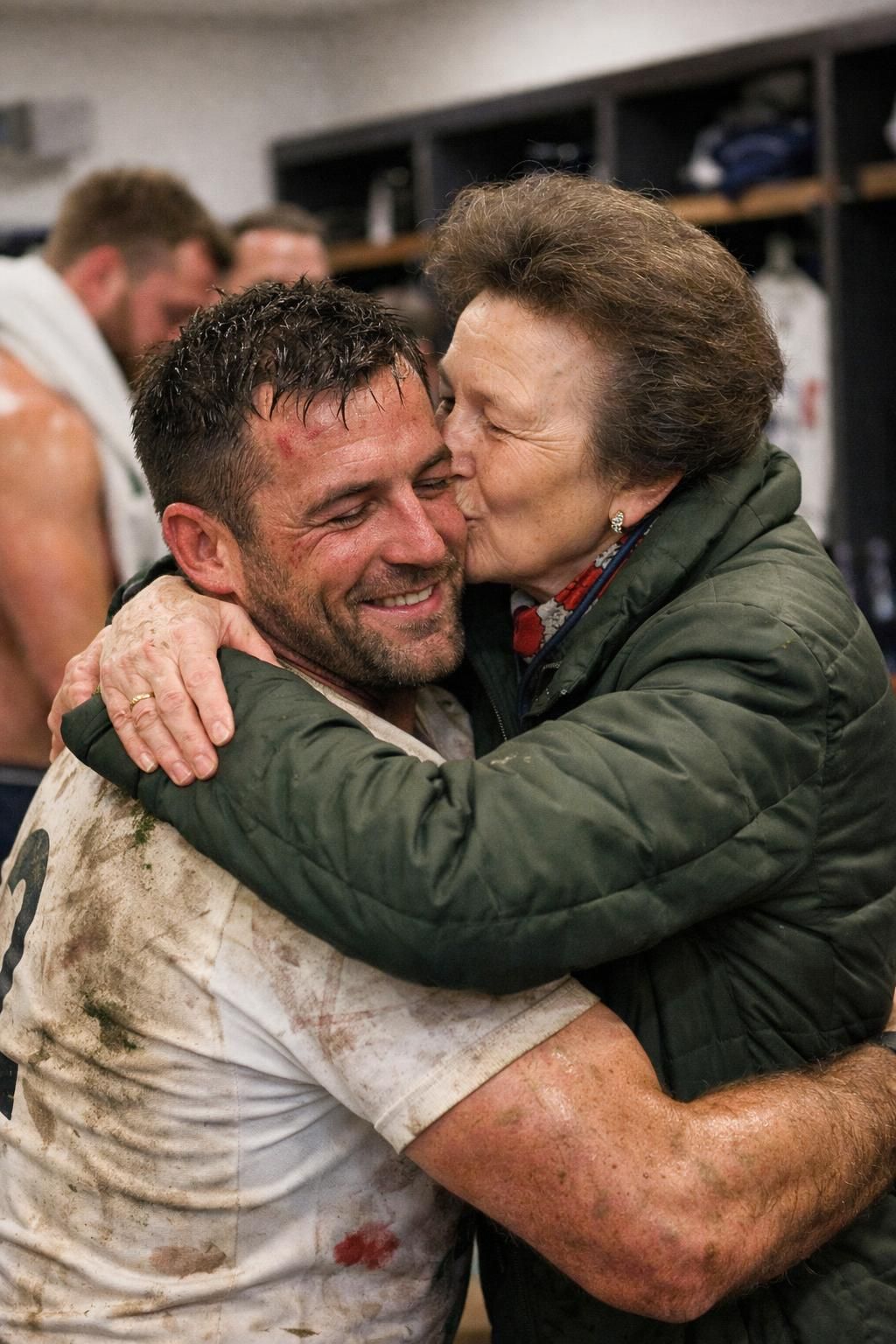 découvrez pourquoi la princesse anne a d'abord refusé une accolade au joueur de rugby avant de finalement lui offrir un geste d'amitié.