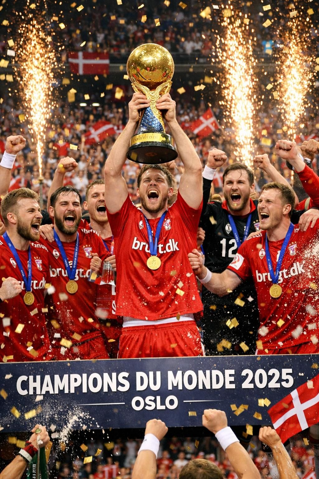 le danemark fait l'histoire en remportant un quatrième titre mondial consécutif en handball masculin, affirmant sa domination sur la scène internationale.