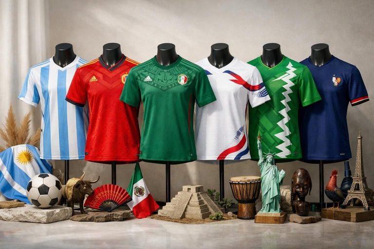découvrez les designs officiels des maillots de la coupe du monde 2026 et plongez dans leurs histoires captivantes. tout savoir sur les styles, symboles et inspirations des équipes.