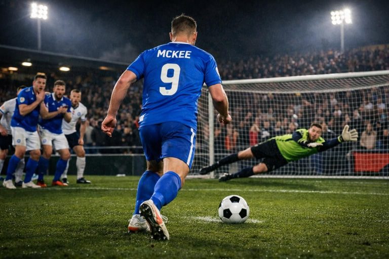 découvrez comment mckee a transformé un penalty crucial en prolongation, offrant ainsi la victoire aux blues en coupe betmclean.