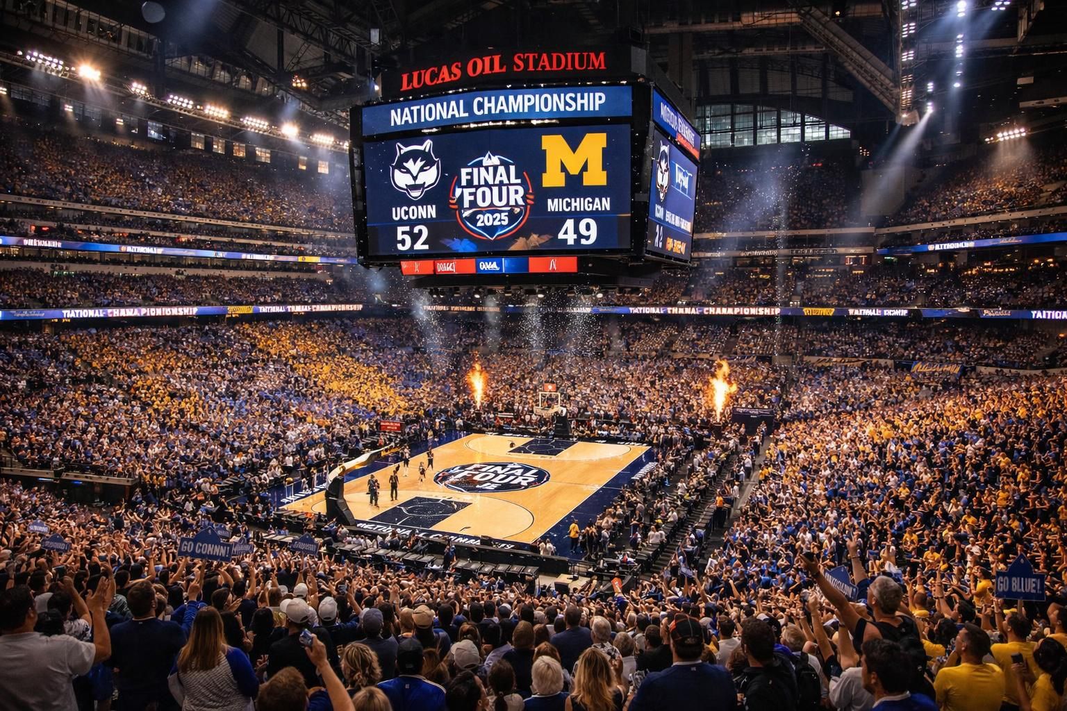découvrez comment regarder la finale nationale masculine 2026 entre uconn et michigan, avec toutes les informations sur la diffusion tv, l'heure de tip-off et les détails essentiels pour ne rien manquer du match.