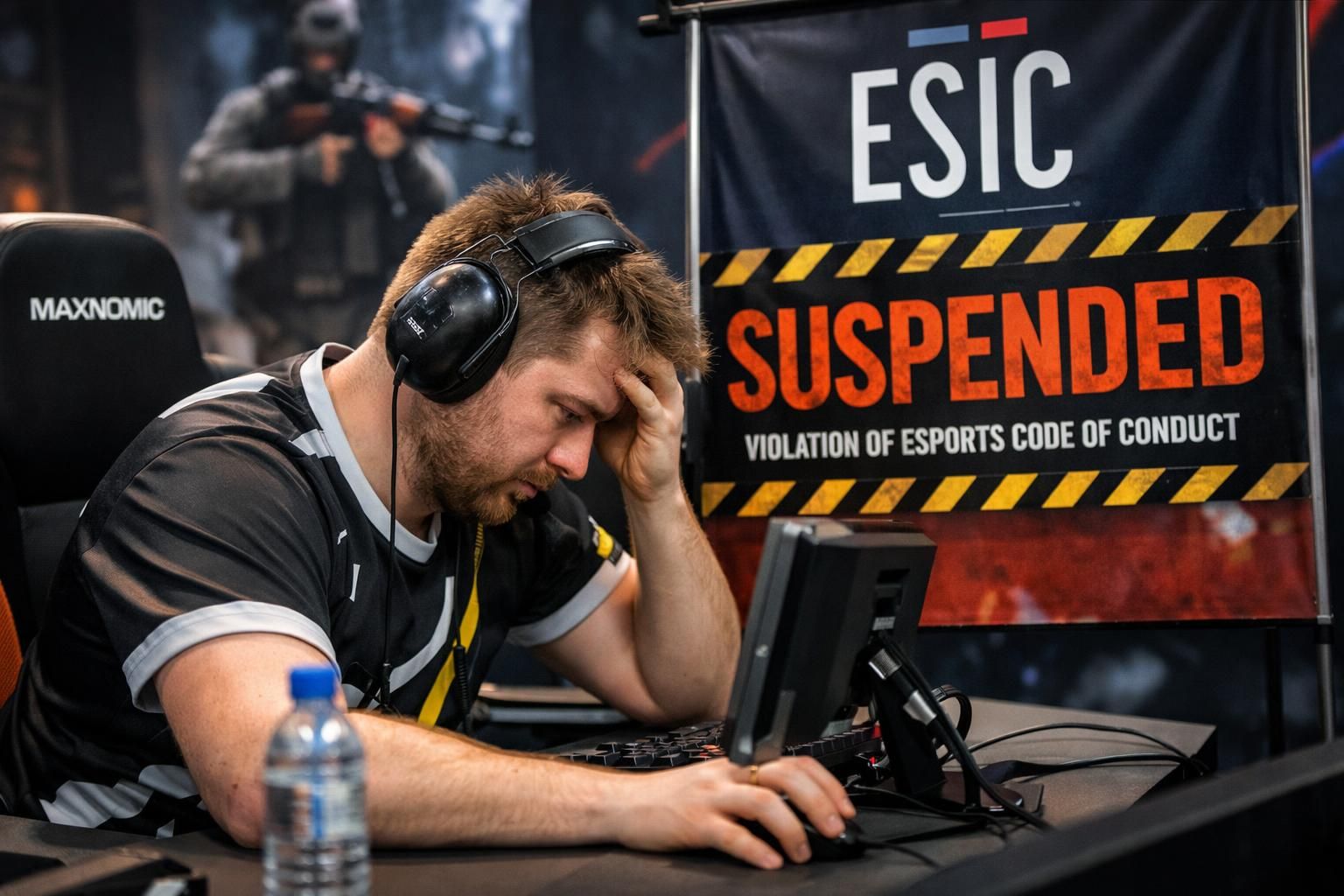 esic annonce une suspension de quatre ans pour le joueur de counter-strike nifee suite à des violations des règles de compétition.