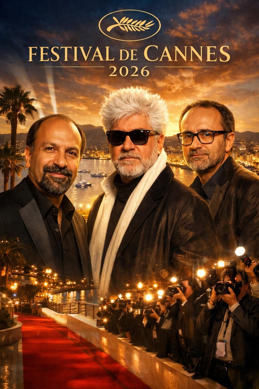 découvrez la compétition intense pour la palme d'or du festival de cannes avec les réalisateurs renommés farhadi, almodóvar et zvyagintsev, en lice pour le prestigieux trophée.