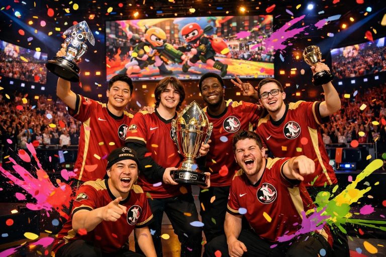 florida state esports triomphe à nouveau en remportant son troisième championnat de groupe en splatoon, confirmant leur domination dans la scène compétitive.