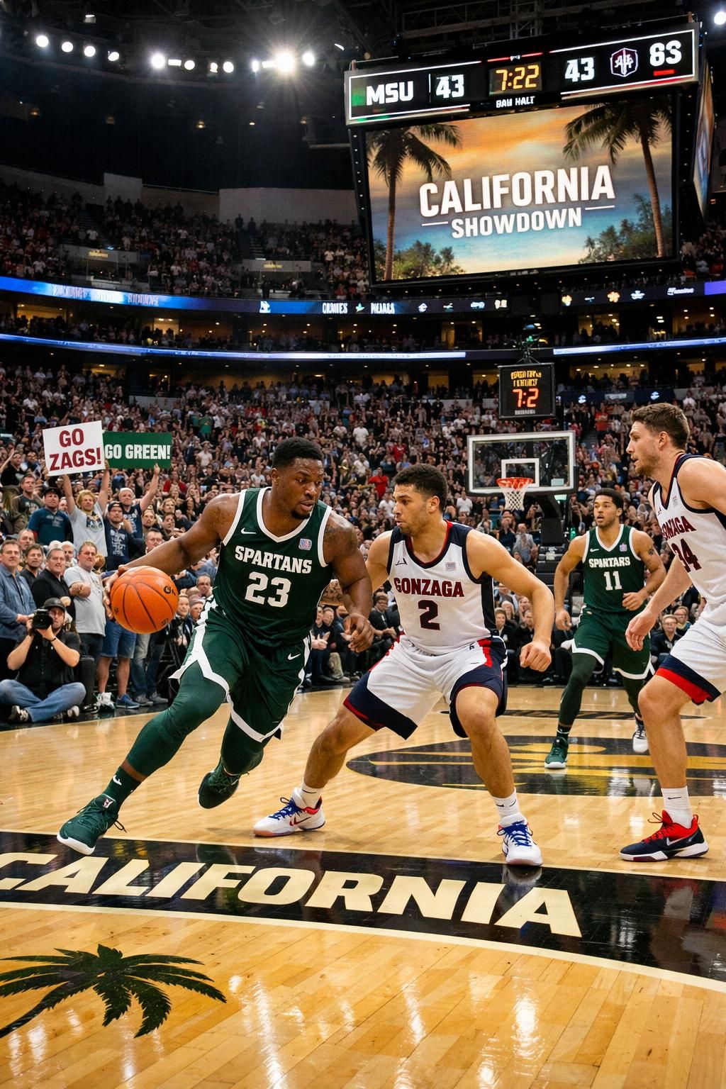 le basketball de msu défiera gonzaga lors d'un match sur terrain neutre la saison prochaine, promettant un affrontement intense entre deux équipes de haut niveau.