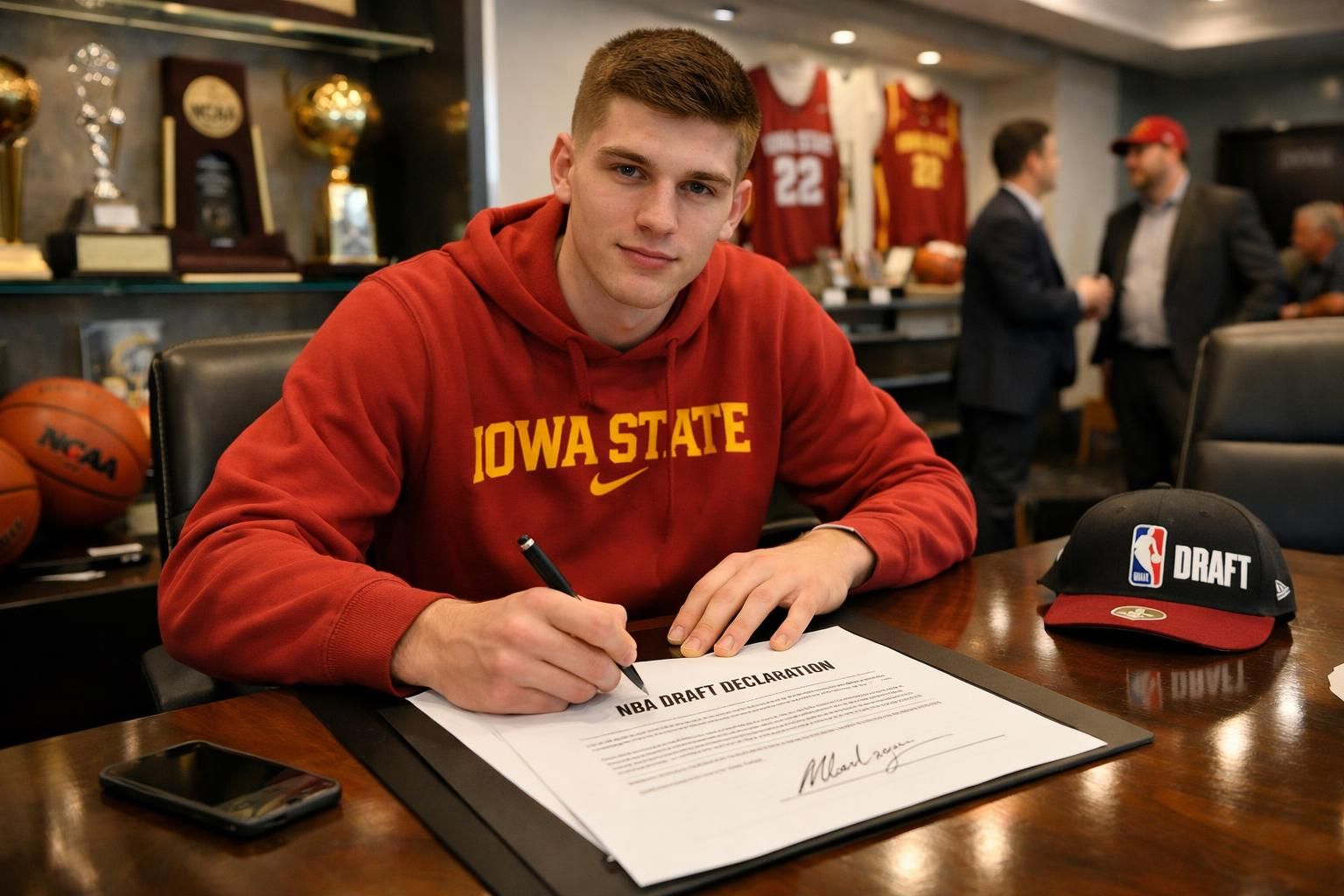 milan momcilovic, joueur junior d'iowa state, se déclare pour la draft nba tout en explorant des options de transfert, préparant ainsi la prochaine étape de sa carrière basketball.