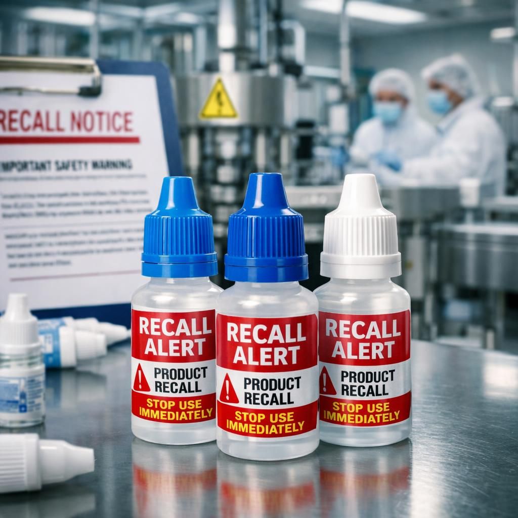 découvrez les enjeux majeurs derriÚre le rappel massif de collyres, mettant en lumiÚre les défis persistants de fabrication et les régulations strictes imposées par la fda.