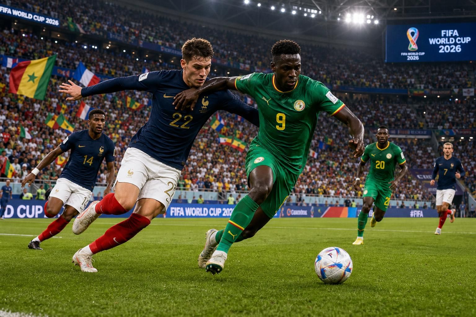 découvrez comment neuf nations africaines se disputent une place en seizièmes de finale de la coupe du monde 2026, un événement historique pour le football africain.