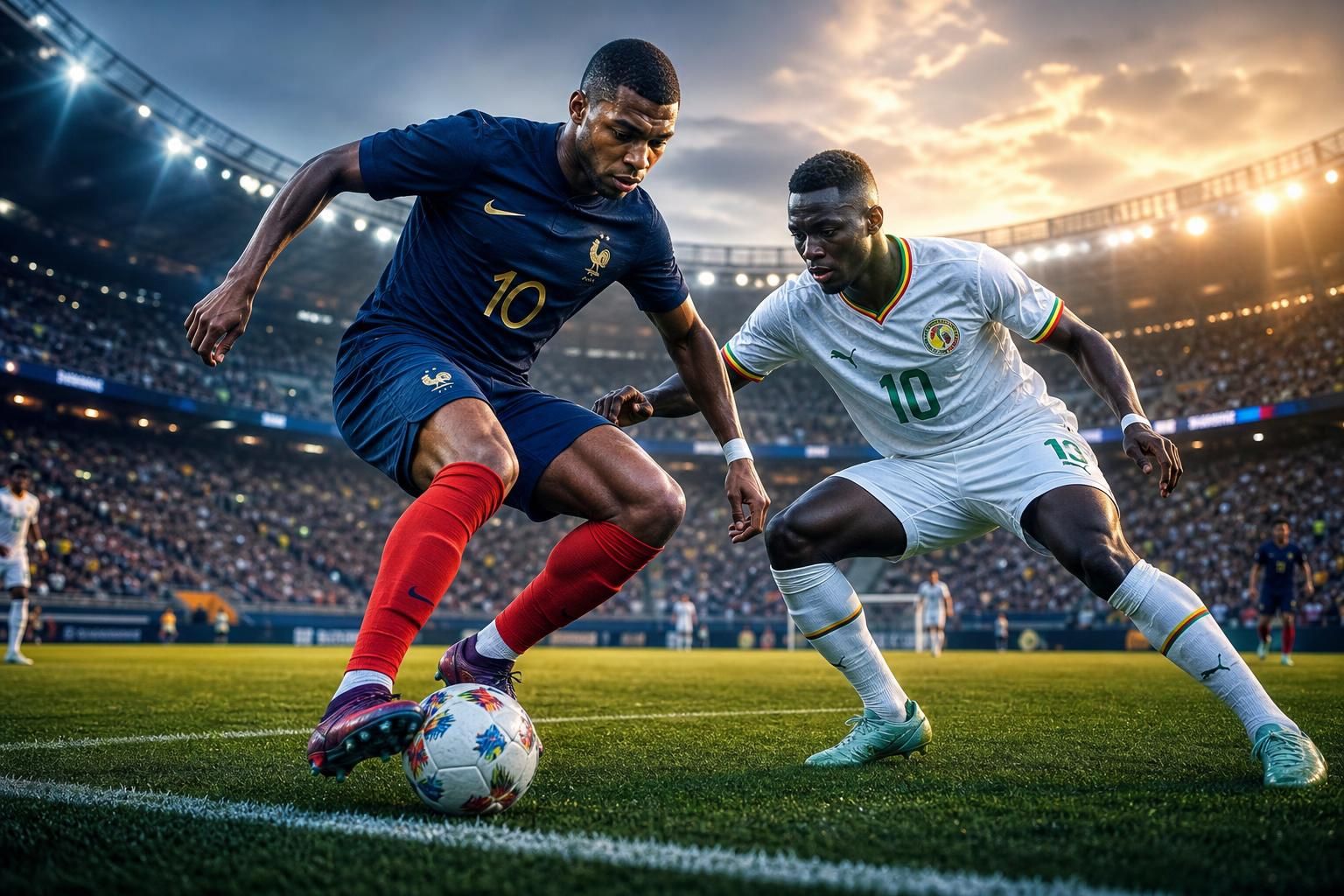 suivez en direct le match palpitant de la coupe du monde 2026 entre la france et le sénégal. ne manquez aucune action de ce duel exceptionnel !