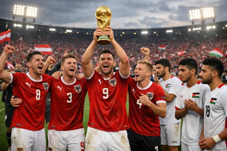 découvrez comment l'autriche a sécurisé sa place en coupe du monde en s'imposant face à l'équipe jordanienne, découvrant les clés de ce succès face aux novices du tournoi.