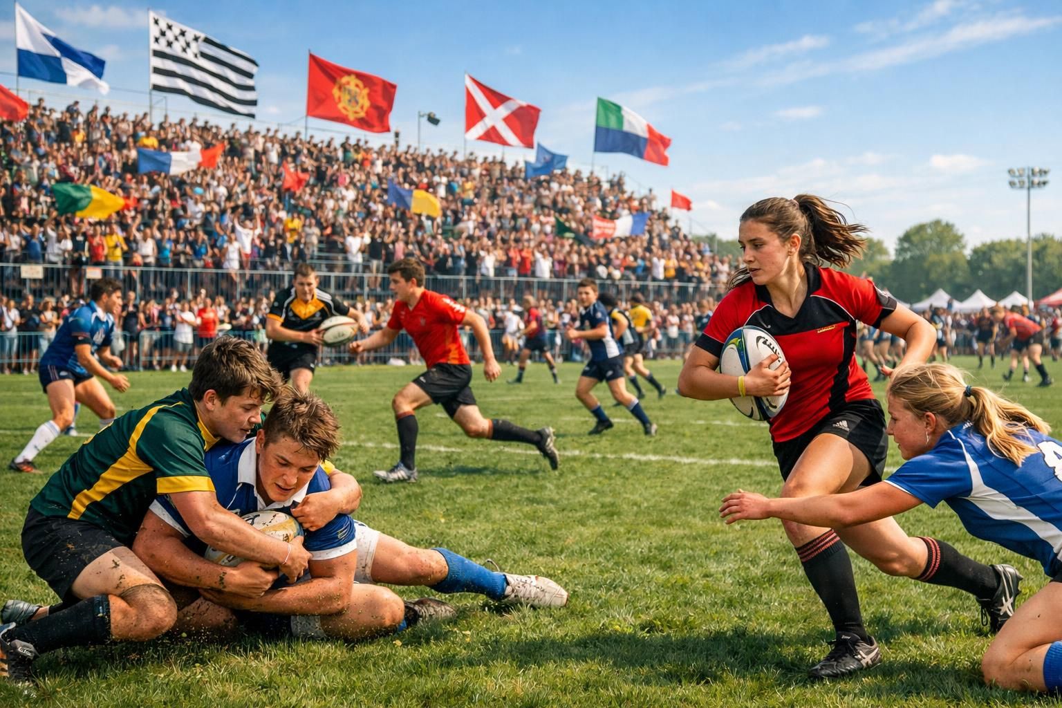 le great northwest challenge réunit 2 000 lycéens passionnés de rugby issus de 35 régions, offrant une compétition sportive intense et un échange culturel unique.