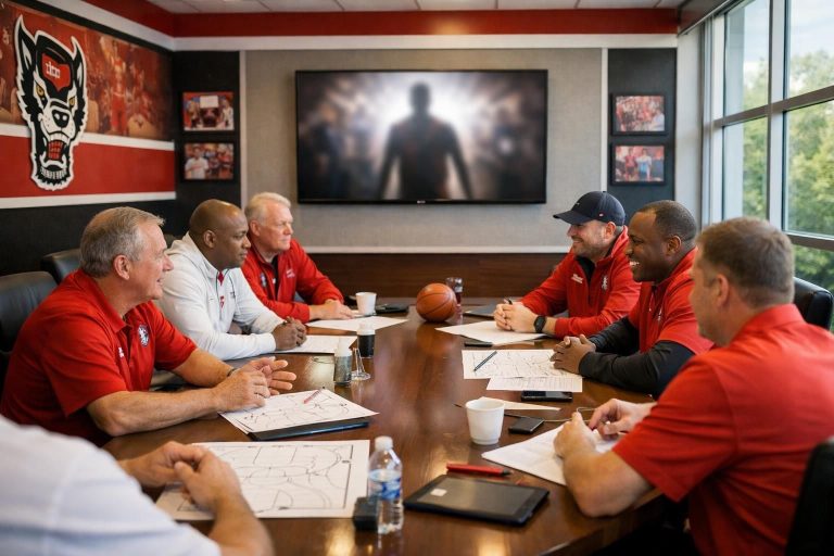 le basket-ball de nc state organise une visite officielle pour recruter le joueur juco prometteur shah hall, renforçant ainsi son équipe pour la prochaine saison.