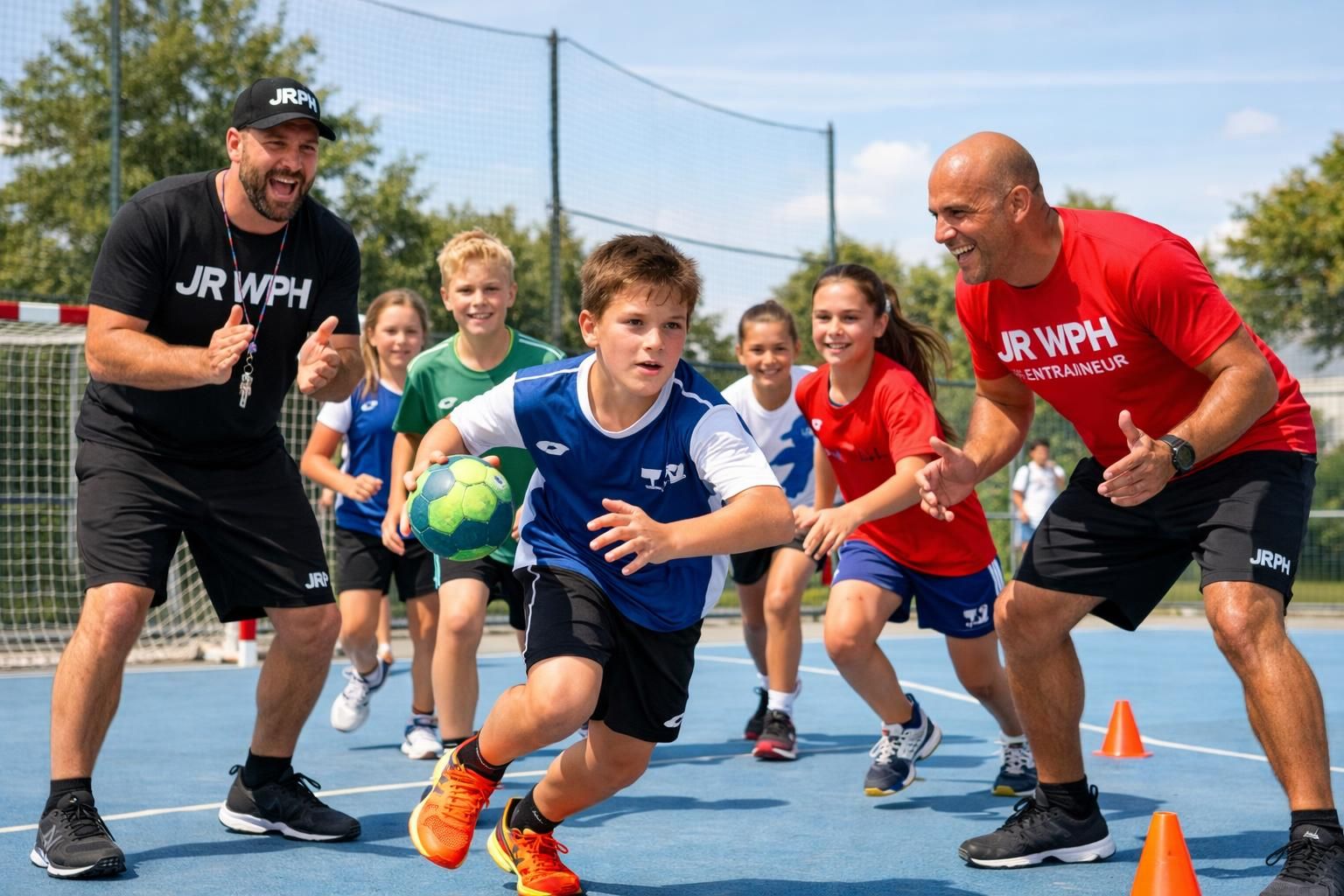 les entraîneurs jr wph s'engagent à transmettre la passion du sport aux jeunes, en les guidant avec expertise et enthousiasme pour former la nouvelle génération d'athlètes.