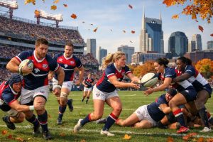 découvrez les équipes masculine et féminine de rugby des états-unis prêtes à briller lors de leur compétition à nashville en octobre.