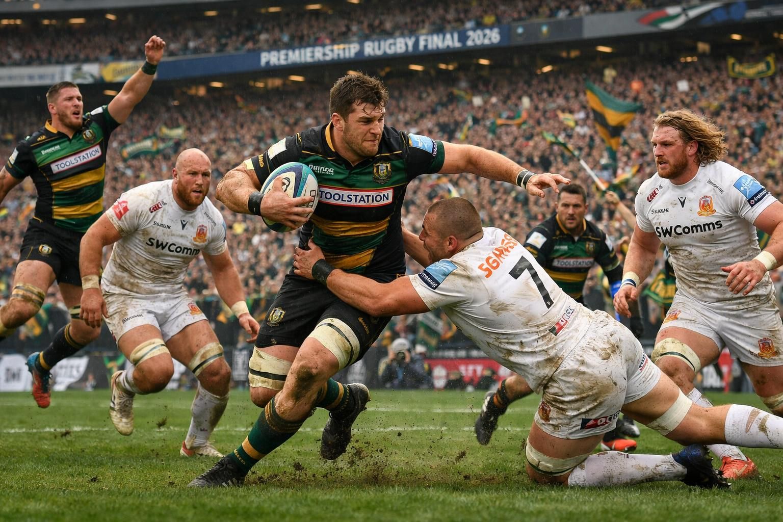 découvrez comment northampton a remporté le titre de champion du premiership rugby en s'imposant face à exeter dans un match spectaculaire.