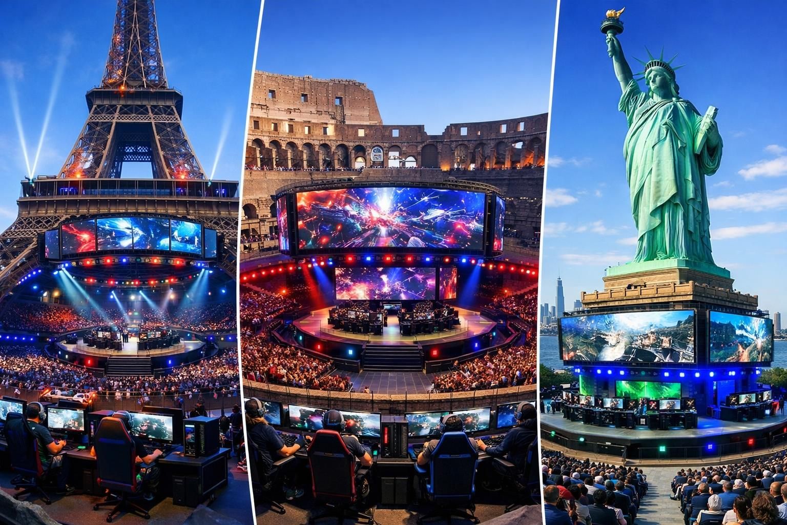 découvrez comment asus et mewc transforment les monuments emblématiques mondiaux en arènes d'esport excel, alliant histoire et technologie pour une expérience de jeu unique.