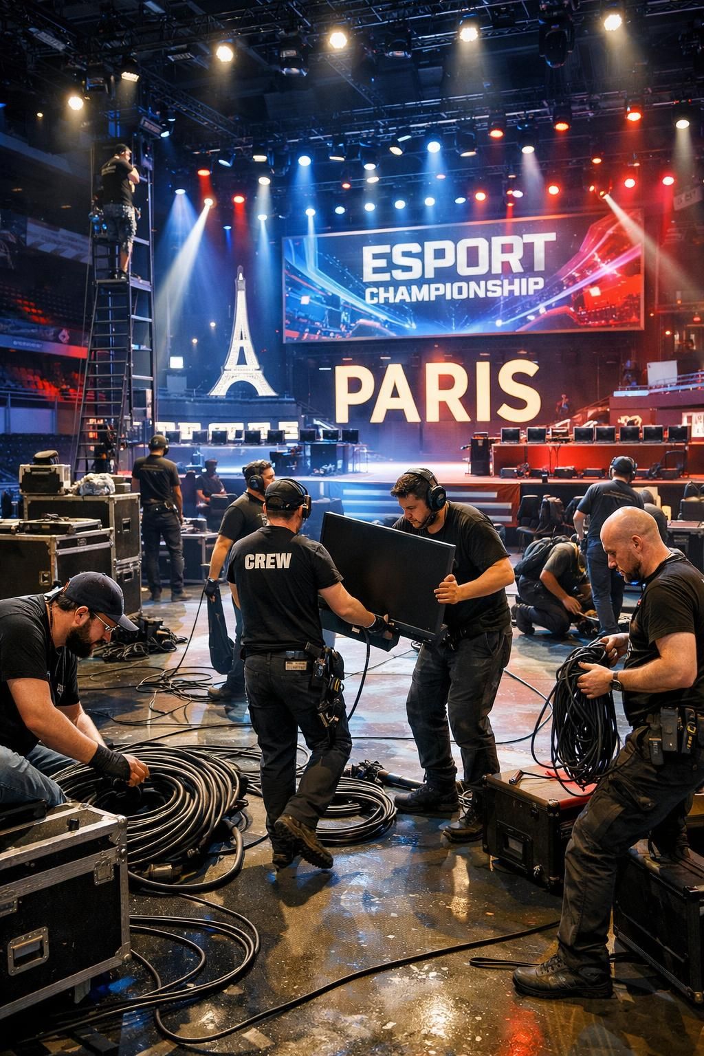 découvrez comment la coupe du monde d’esports a été déplacée d’arabie saoudite à paris en un temps record de 8 semaines, entre défis logistiques et succès organisationnels.