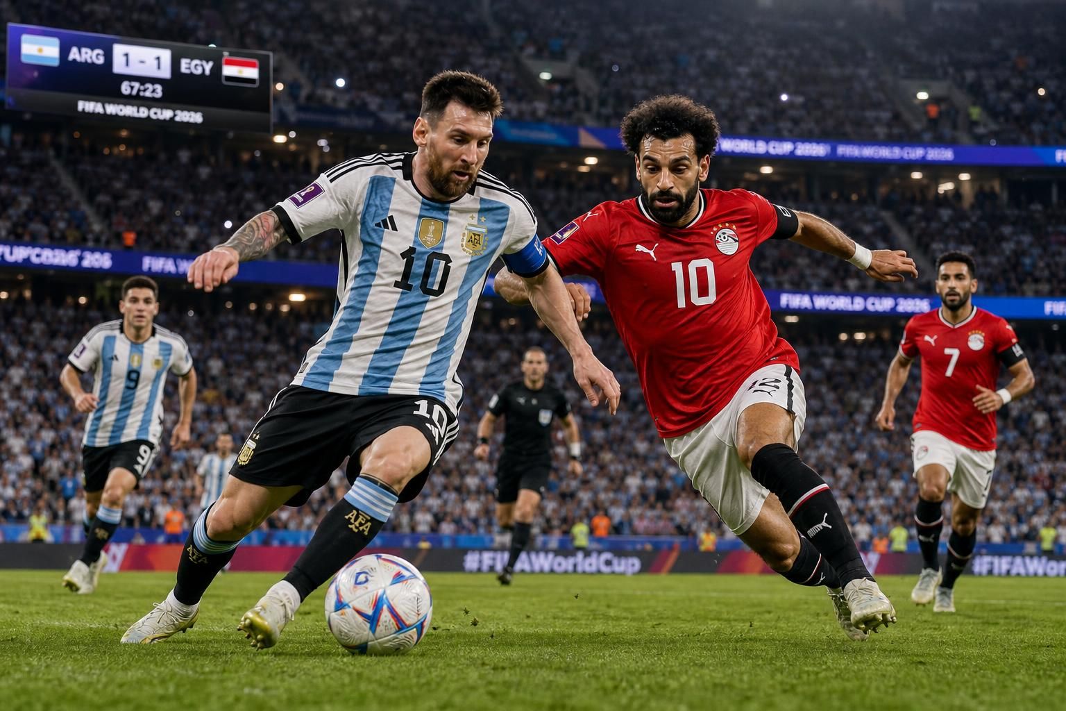 revivez le triomphe spectaculaire de l'argentine lors de la coupe du monde 2026, avec un retour incroyable face à l'égypte qui leur permet de se qualifier pour les quarts de finale.