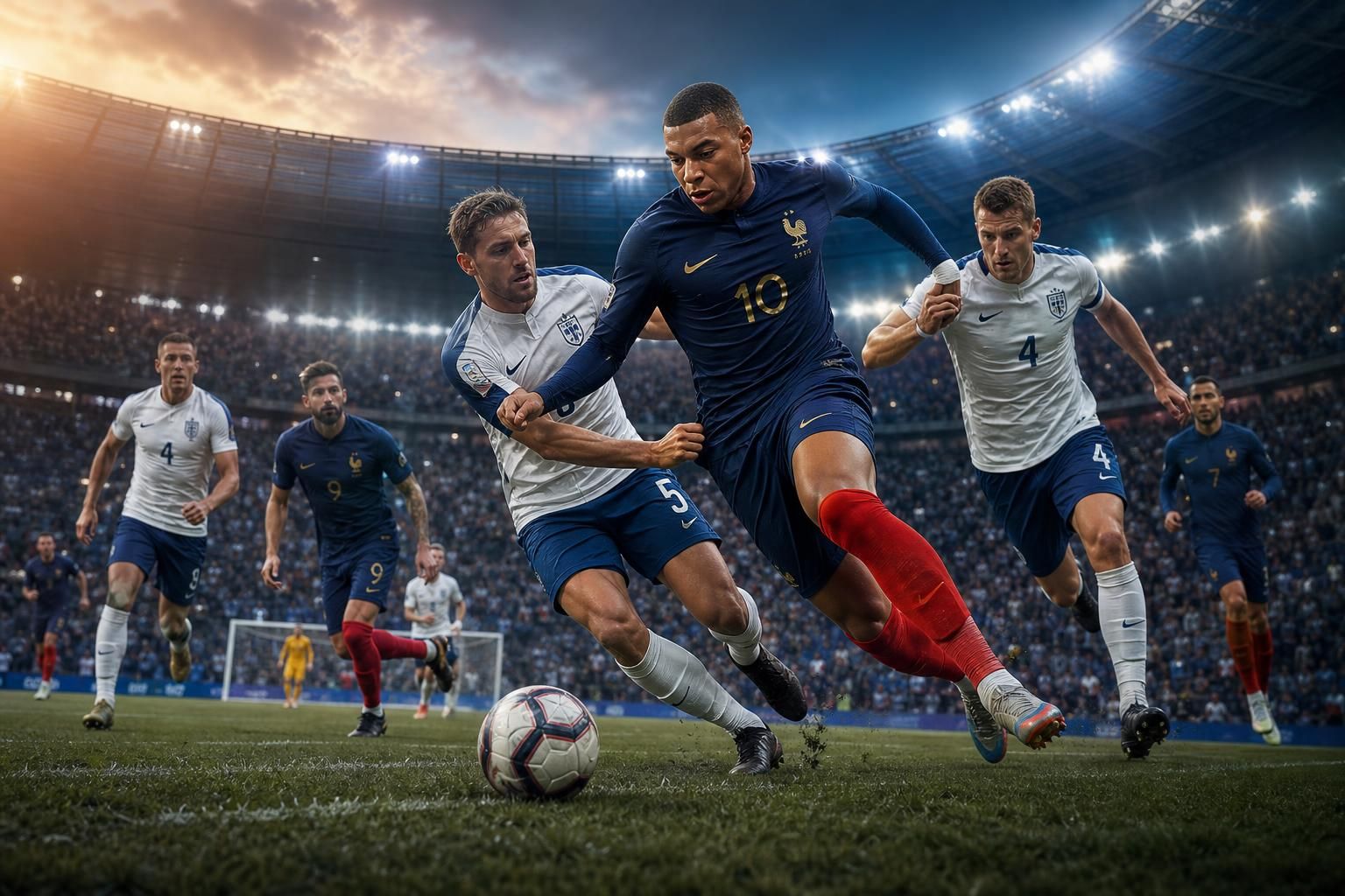 découvrez l'atmosphère électrique et la tension palpable avant le match france - angleterre, ultime rencontre de deschamps lors de la coupe du monde 2026.