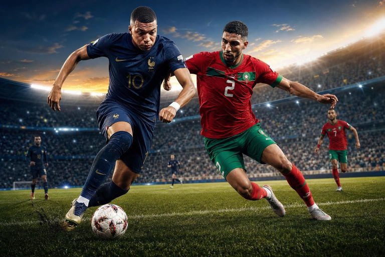 suivez en direct et en streaming le match france vs maroc de la coupe du monde 2026 avec le score en temps réel, les actions clés et les commentaires exclusifs.