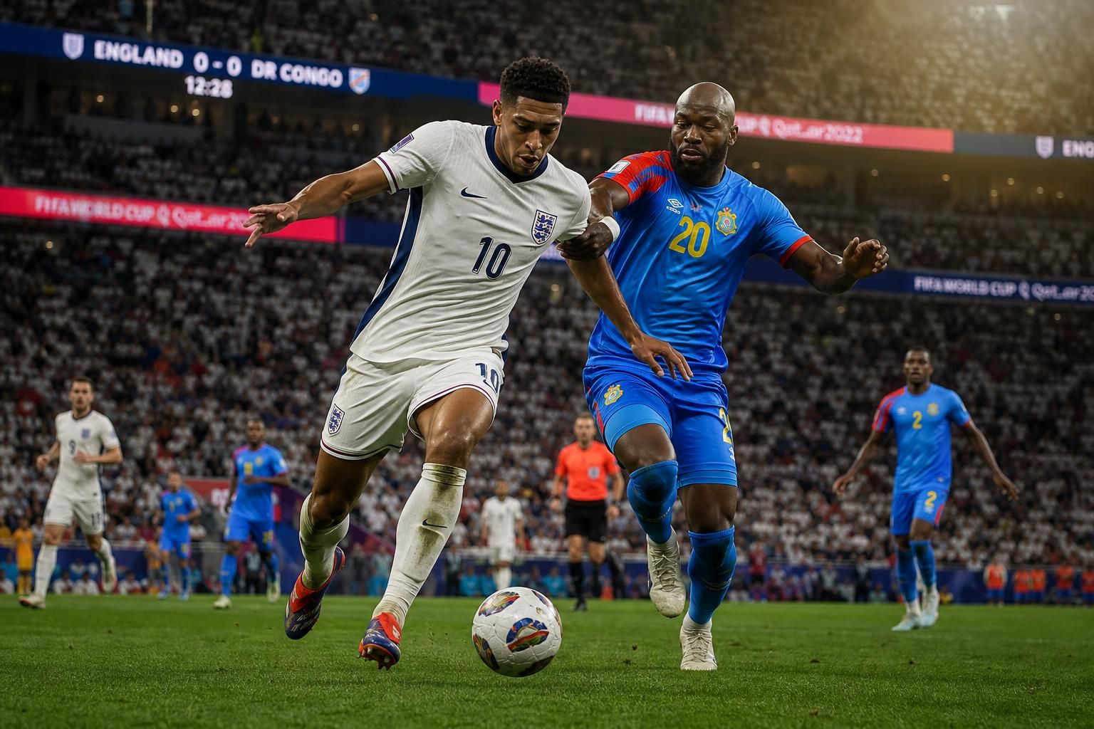 suivez en direct le match passionnant des 16es de finale de la coupe du monde entre l'angleterre et la rd congo. ne manquez rien de ce choc intense et vivez chaque moment en live !