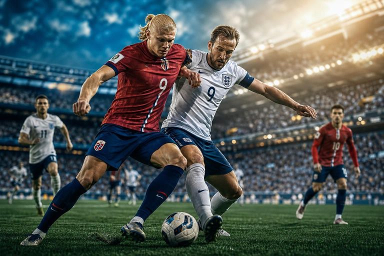 suivez en direct le match intense de la coupe du monde 2026 entre la norvège et l'angleterre, un duel passionnant pour une place en demi-finale.