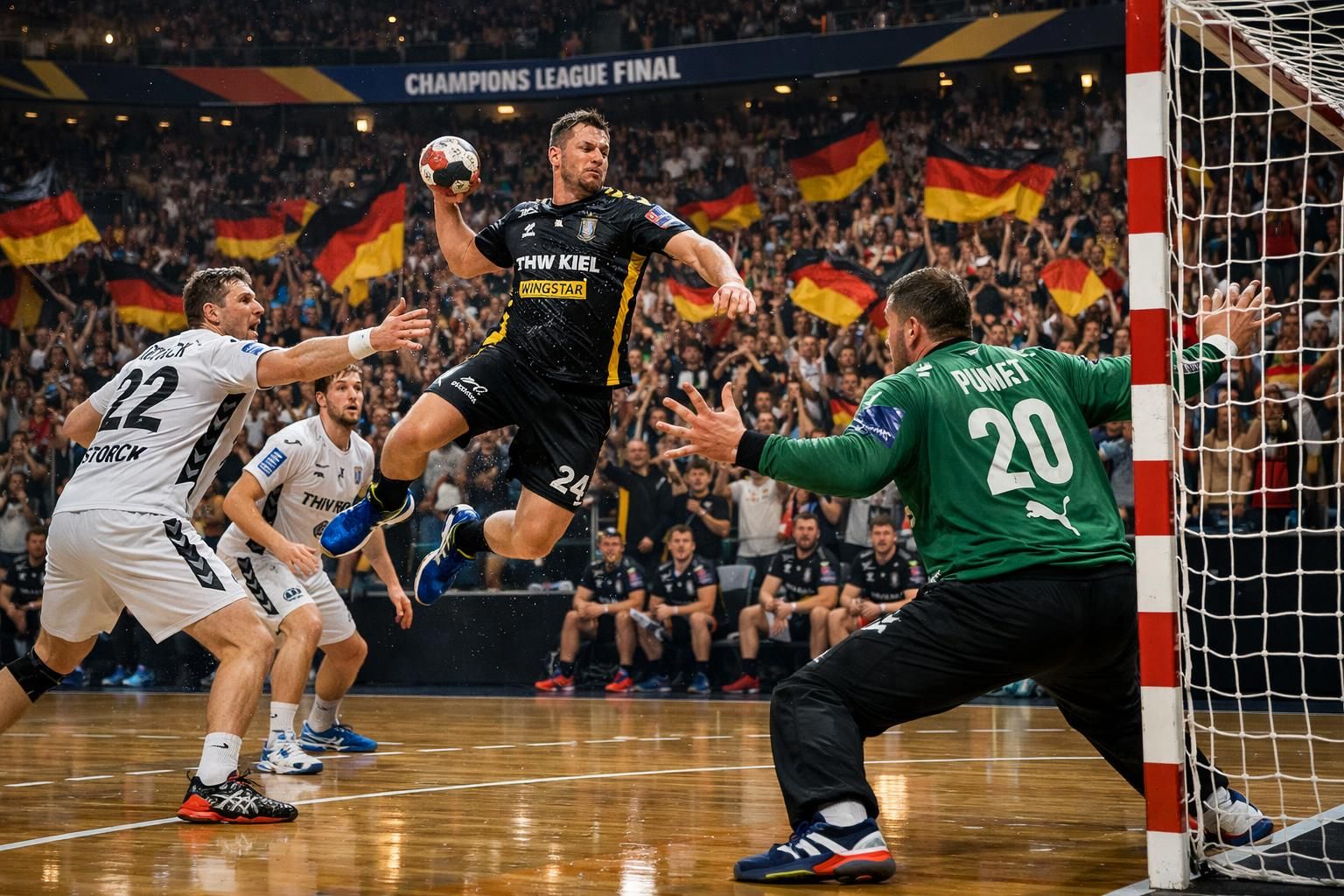découvrez l'intense finale 100% allemande de la ligue des champions de handball, où deux équipes allemandes s'affrontent pour le titre suprême dans une rencontre historique et passionnante.