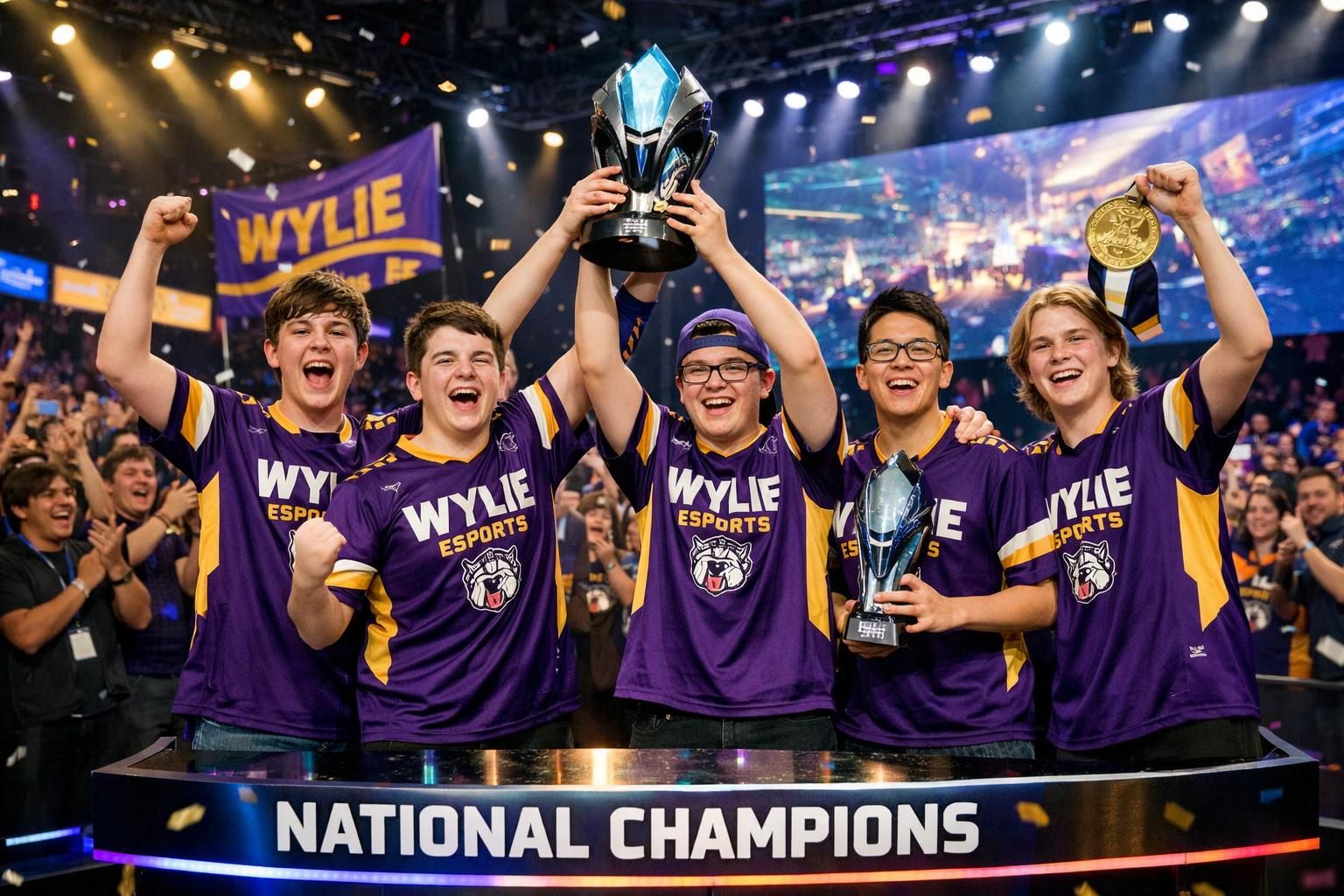 découvrez comment l'équipe esports du lycée wylie a remporté avec fierté le championnat national, une victoire incroyable célébrée par toute la communauté scolaire.