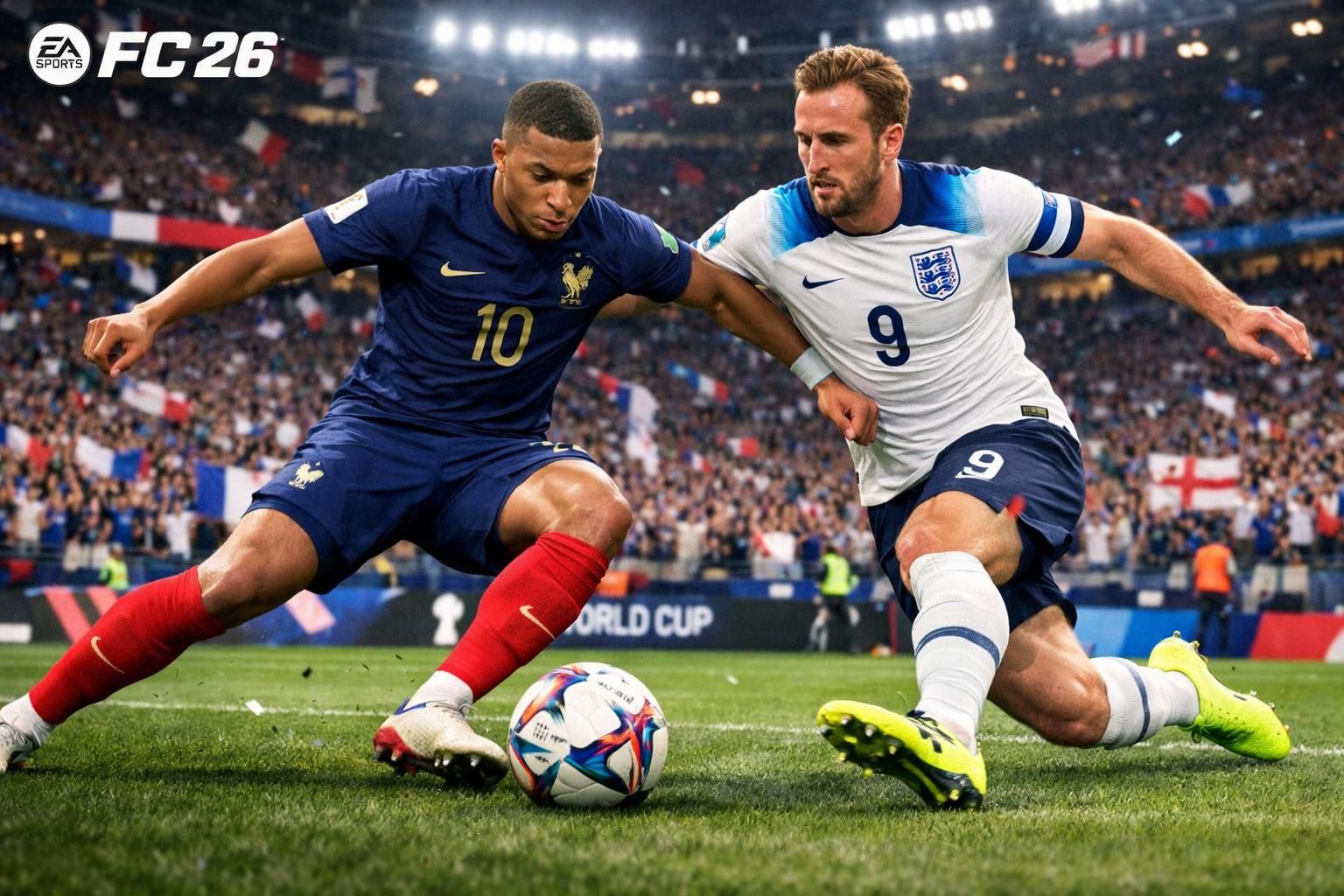 revivez l'intense duel entre kane et mbappé lors d'une simulation du match angleterre-france en coupe du monde, où les deux stars s'affrontent dans une séance de tirs au but palpitante.