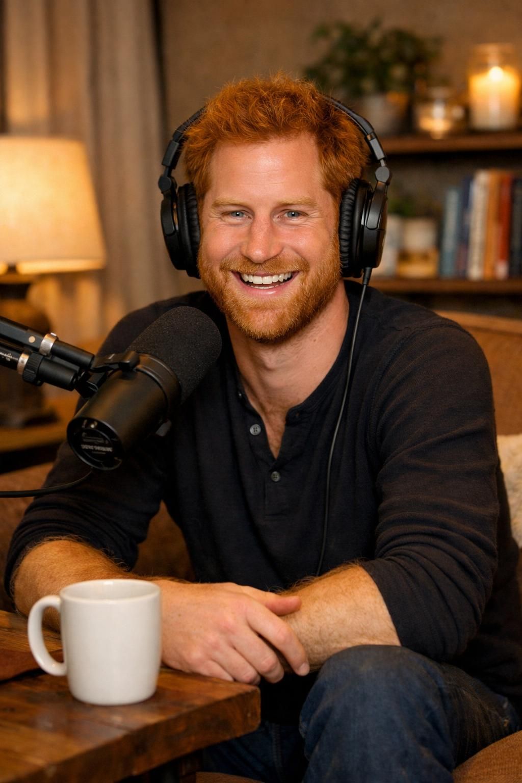 le prince harry partage avec humour la couleur exacte de ses cheveux roux et révèle ses objets royaux qu'il utilise rarement.