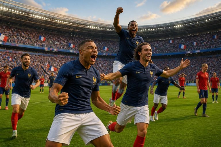 découvrez comment la france a brillamment remporté son match contre la norvège lors du mondial 2026, prenant ainsi la tête du groupe i avec une performance remarquable.