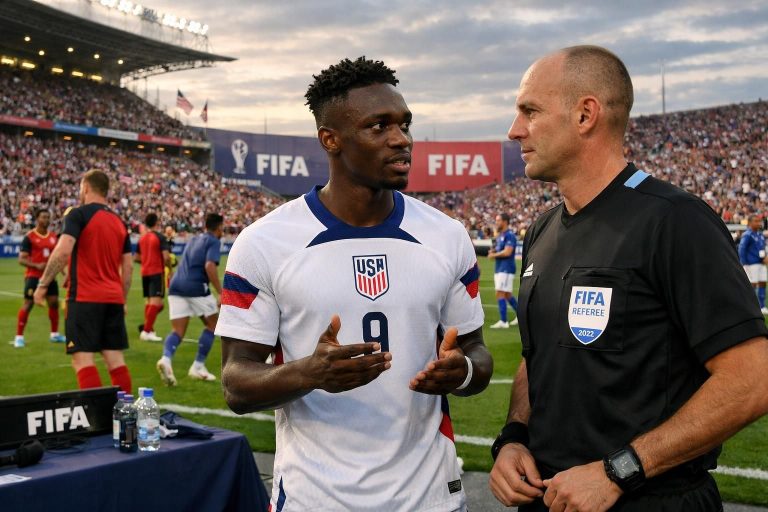 découvrez pourquoi la suspension de folarin balogun, initialement infligée après son carton rouge, a été annulée par la fifa juste avant le match crucial usa-belgique.