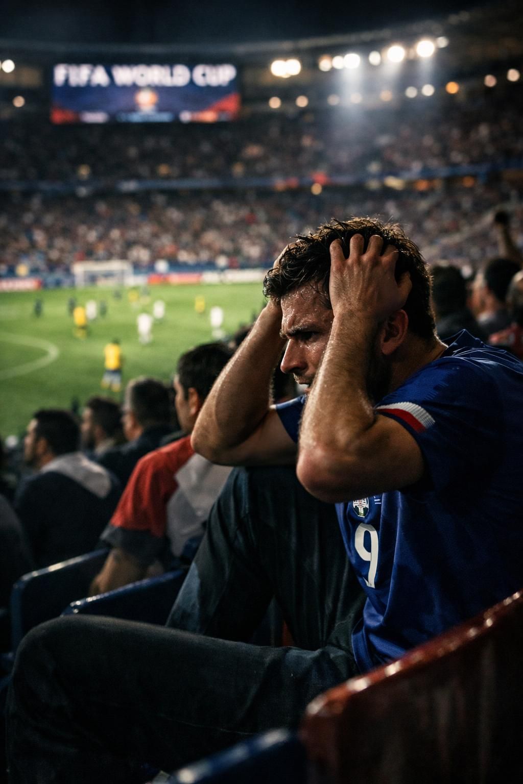 découvrez le récit poignant d'un joueur injustement traité comme un criminel et exclu des matchs à élimination directe de la coupe du monde, dévoilant les coulisses et les émotions d'une injustice sportive.