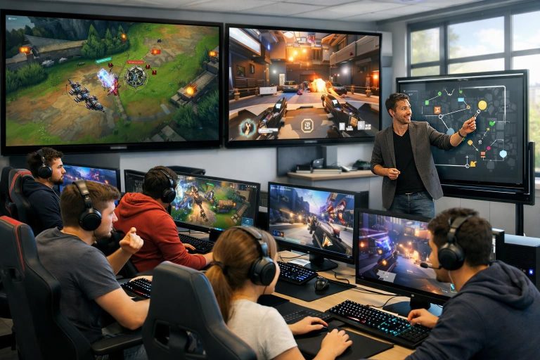 découvrez comment une école d'esports innovante intègre les jeux vidéo dans ses méthodes pédagogiques pour former les talents de demain.