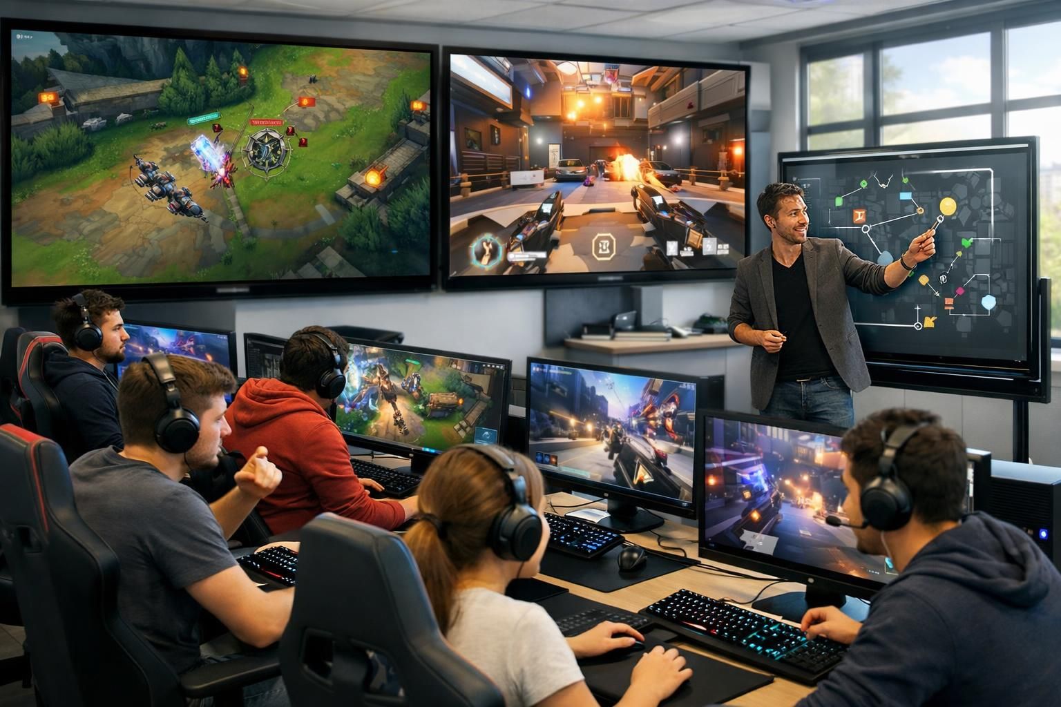 découvrez comment une école d'esports innovante intègre les jeux vidéo dans ses méthodes pédagogiques pour former les talents de demain.