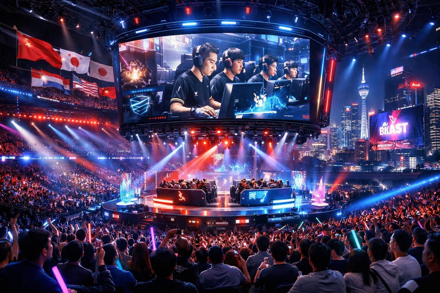 blast s'impose comme un acteur majeur des événements esports en asie avec une prise de contrôle ambitieuse jusqu'à fin 2026, promettant des compétitions spectaculaires et une croissance sans précédent.