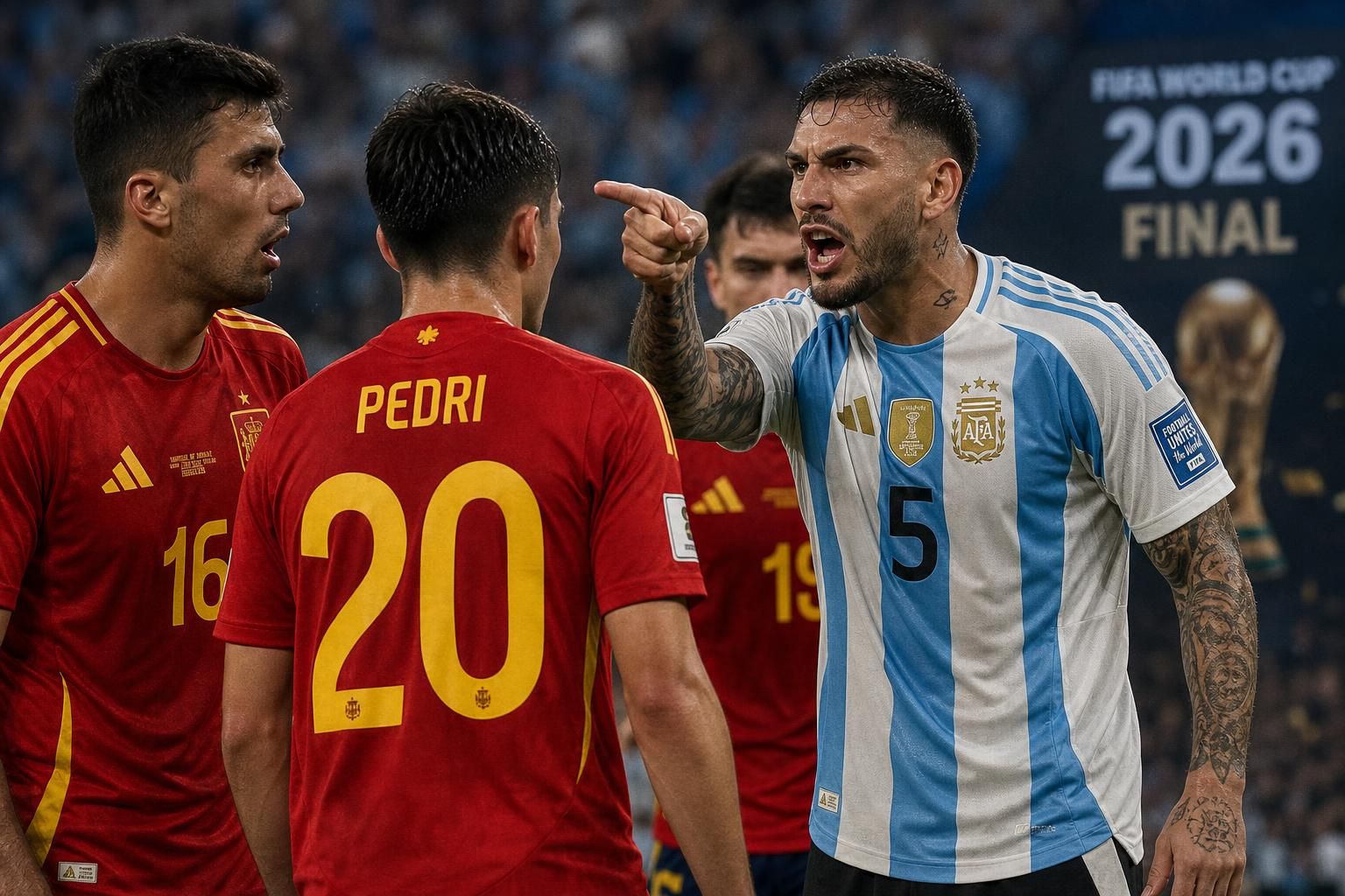 leandro paredes suspendu pour dix matches suite à son comportement inacceptable lors de la finale de la coupe du monde 2026. découvrez tous les détails de cette sanction exceptionnelle.