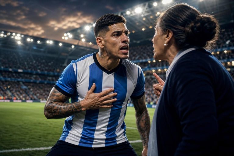 lors de la coupe du monde, medina interpelle sa mère sur les théories du complot, l'incitant à ne pas se laisser influencer par de fausses informations.