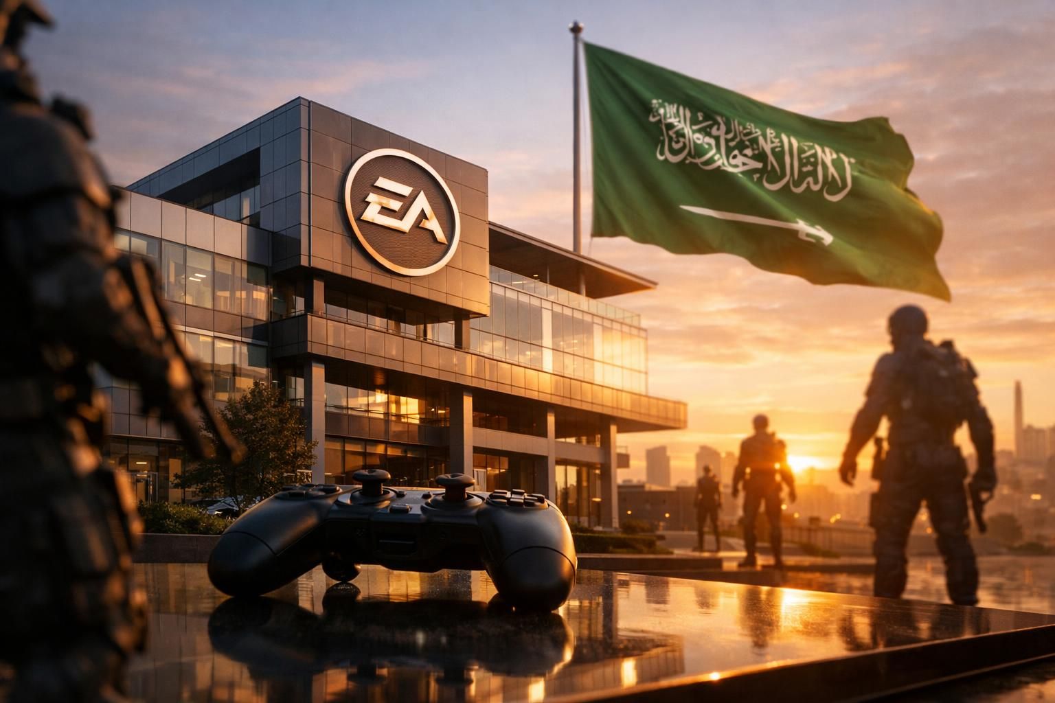ea racheté par le fonds d'investissement public saoudien : une nouvelle ère qui relance le débat sur le sportswashing dans l'industrie du gaming.