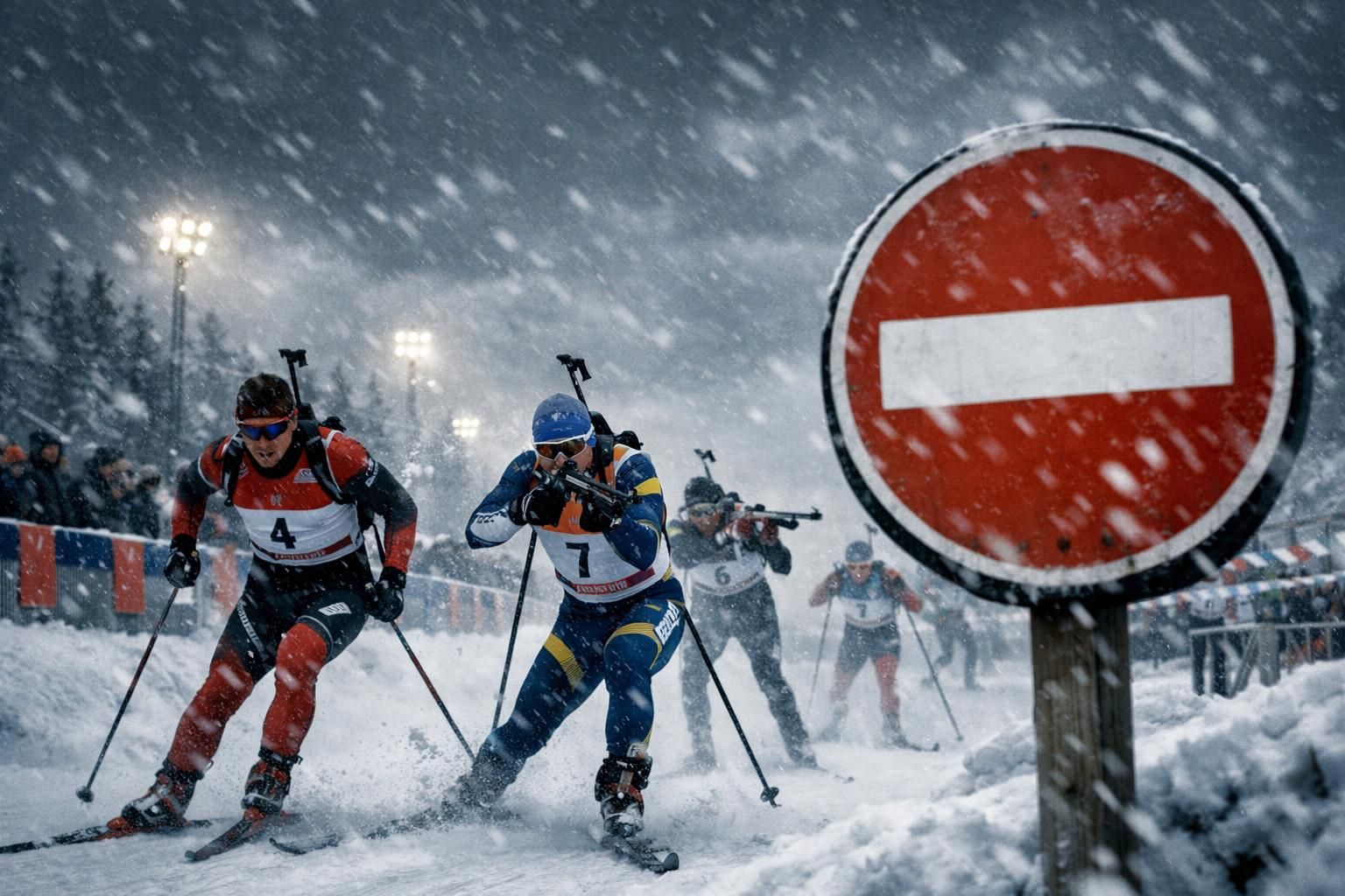 l'union de biathlon confirme son opposition au comité olympique en maintenant l'exclusion des athlètes russes et biélorusses, soulignant les tensions actuelles dans le monde du sport.