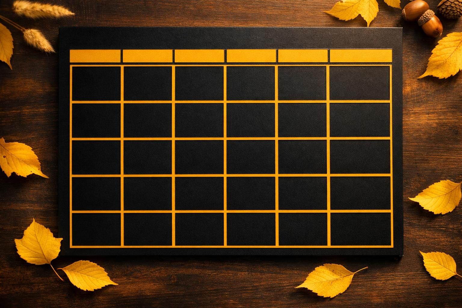 découvrez le calendrier black & yellow pour le mois de septembre, avec toutes les dates clés et événements à ne pas manquer.