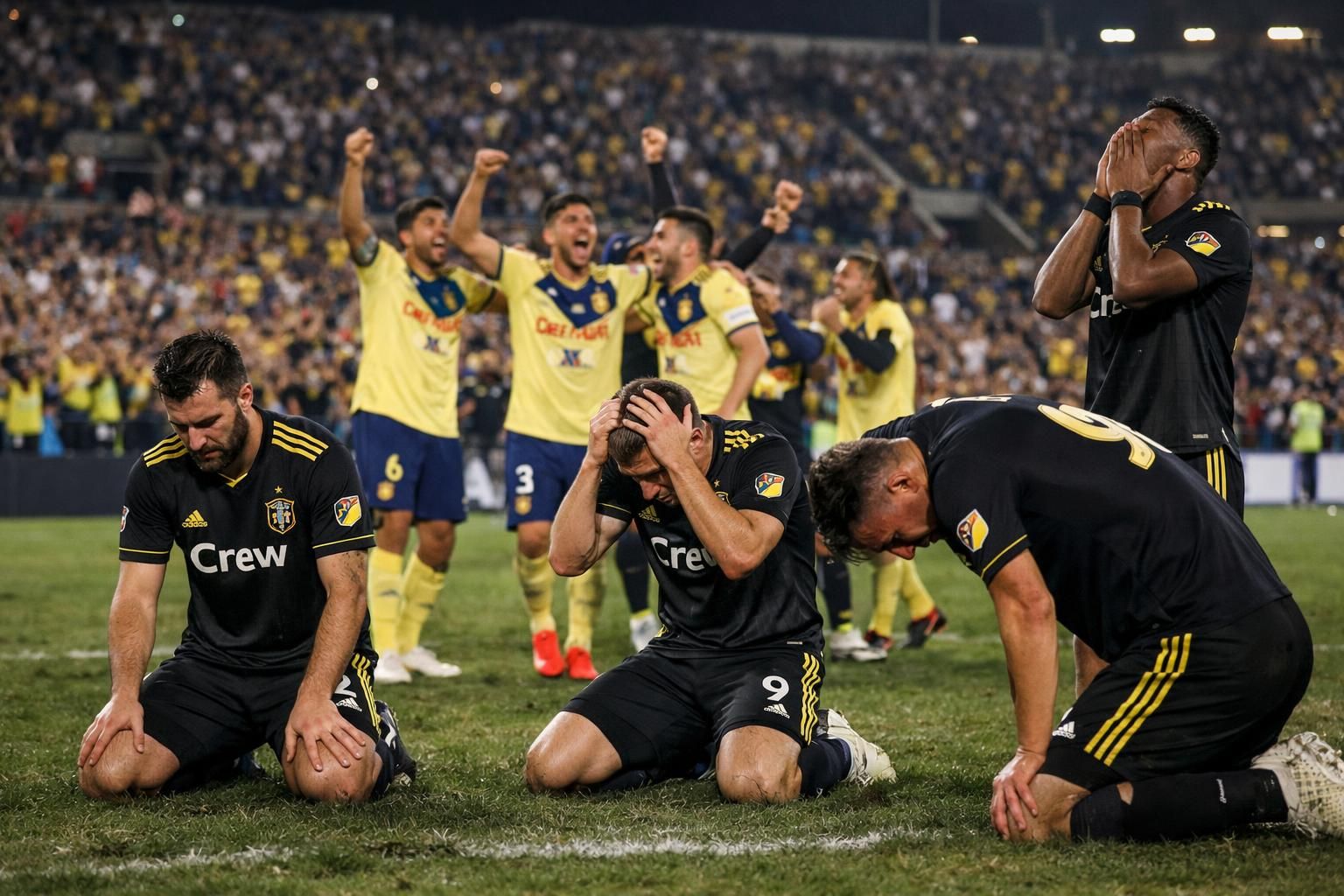 le parcours du crew en ligue des champions prend fin en quarts de finale après une confrontation intense contre le club américa.