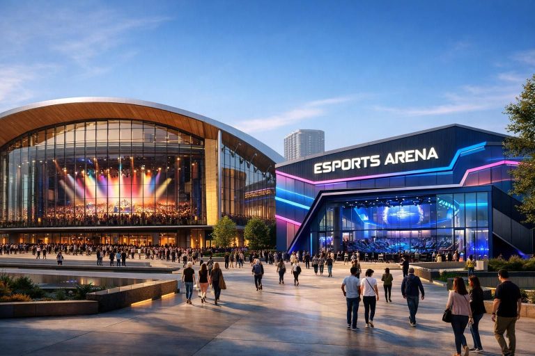 le projet gardner propose un pavillon de concerts pouvant accueillir 15 000 spectateurs, ainsi qu'un espace innovant dédié à l'esport, offrant une expérience unique pour les amateurs de musique et de jeux vidéo.