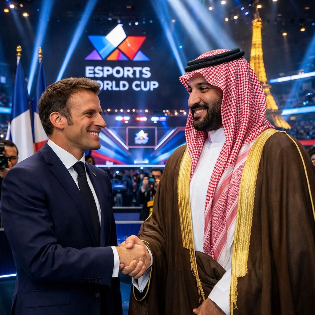 découvrez la rencontre entre emmanuel macron et mohammed ben salmane, alliant discussions sur l'esport et enjeux géopolitiques au moyen-orient lors de cette visite diplomatique unique.
