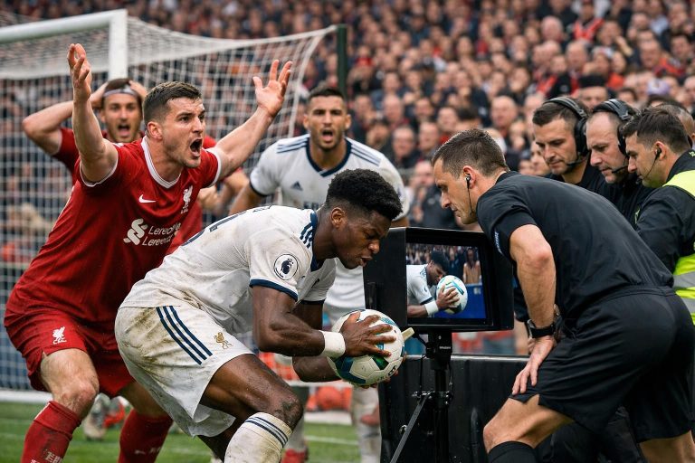 découvrez pourquoi liverpool n'a pas bénéficié d'un penalty pour la main de tchouaméni grâce à l'intervention décisive de la var dans ce match clé.